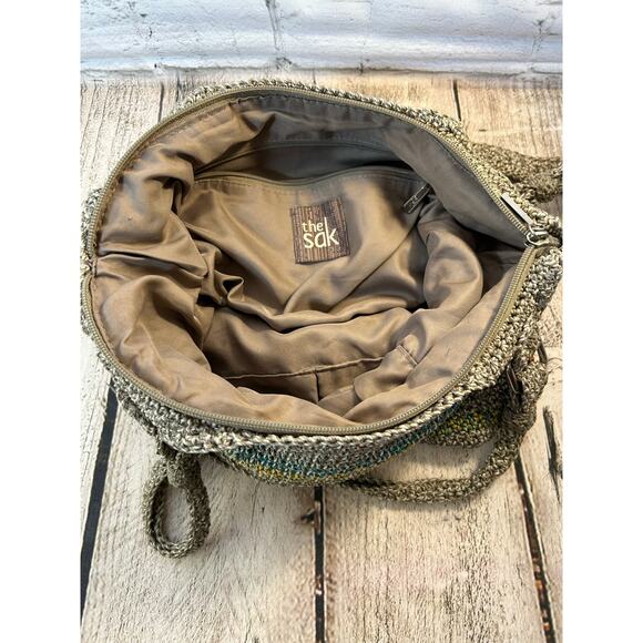 THE SAK Women’s Boho Crochet Multicolor Stripe Shoulder Bag - Picture 6 of 7